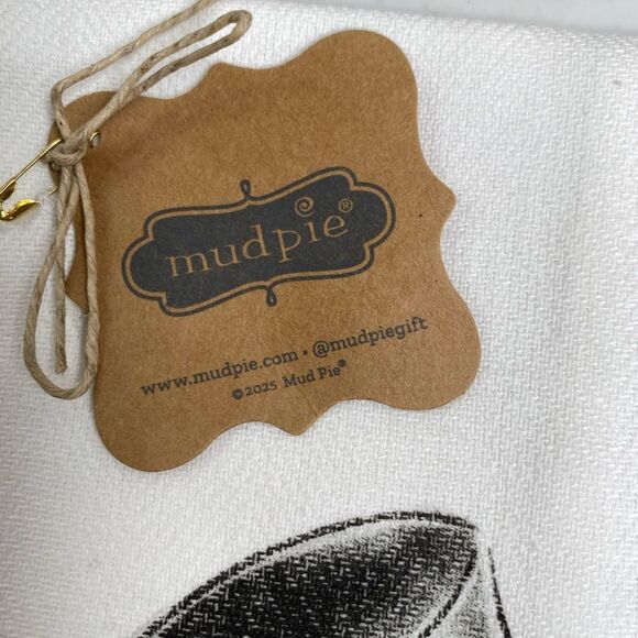 NWT Mudpie Celebrate The Season Snowman Printed Kitchen Towel - Picture 3 of 6